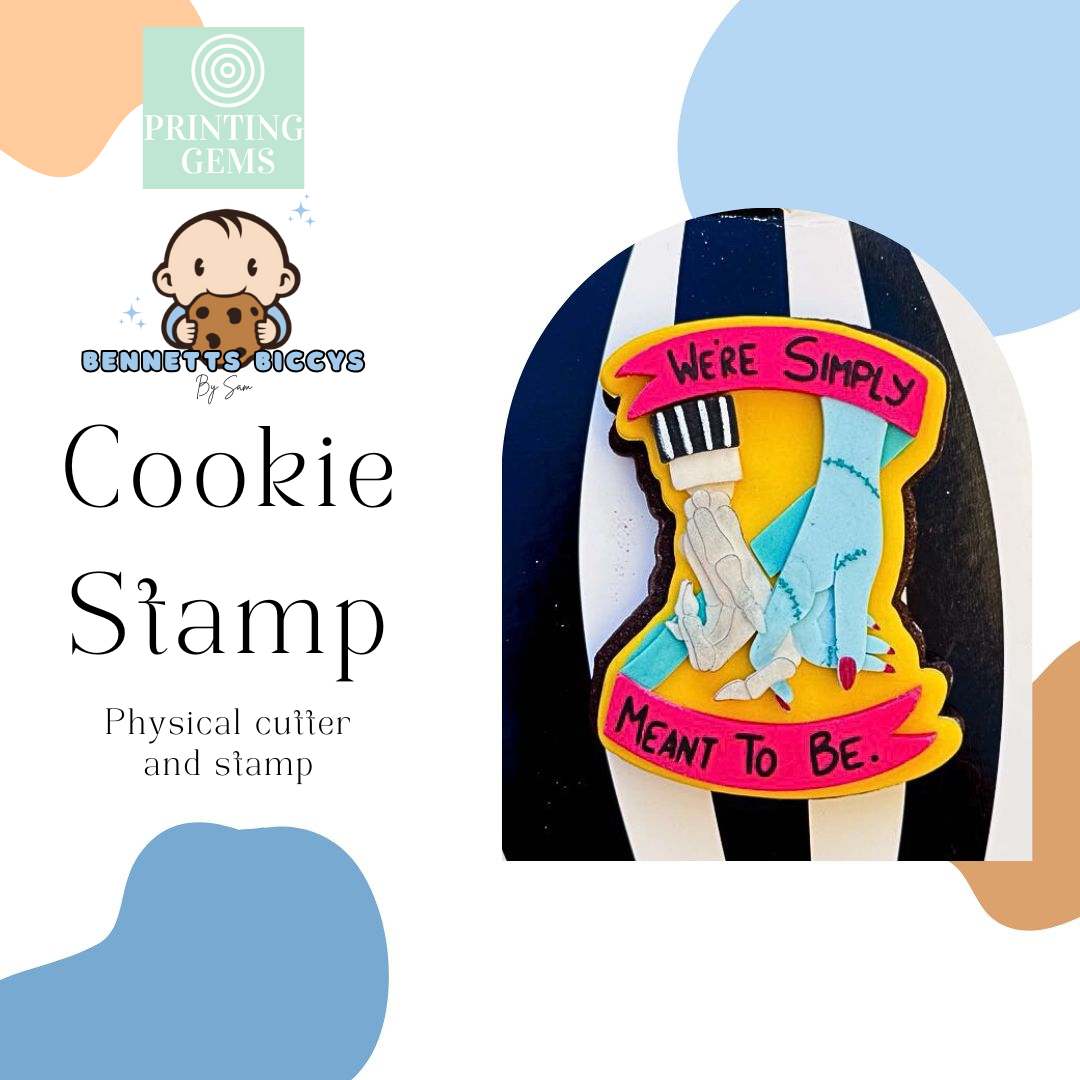 Christmas Nightmare Meant to be raised stamp by Bennets Biccys