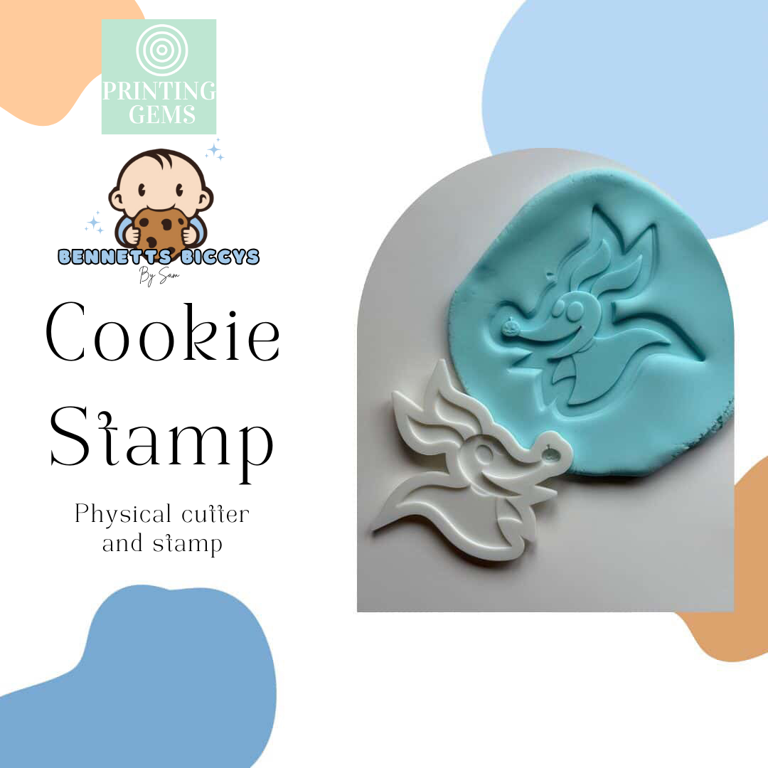 Christmas Nightmare dog raised stamp by Bennets Biccys