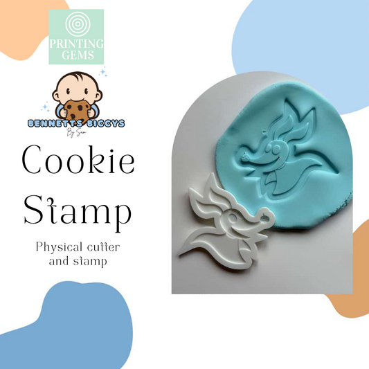 Christmas Nightmare dog raised stamp by Bennets Biccys