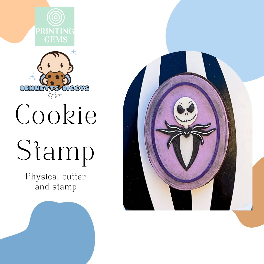 Christmas Nightmare man raised stamp by Bennets Biccys