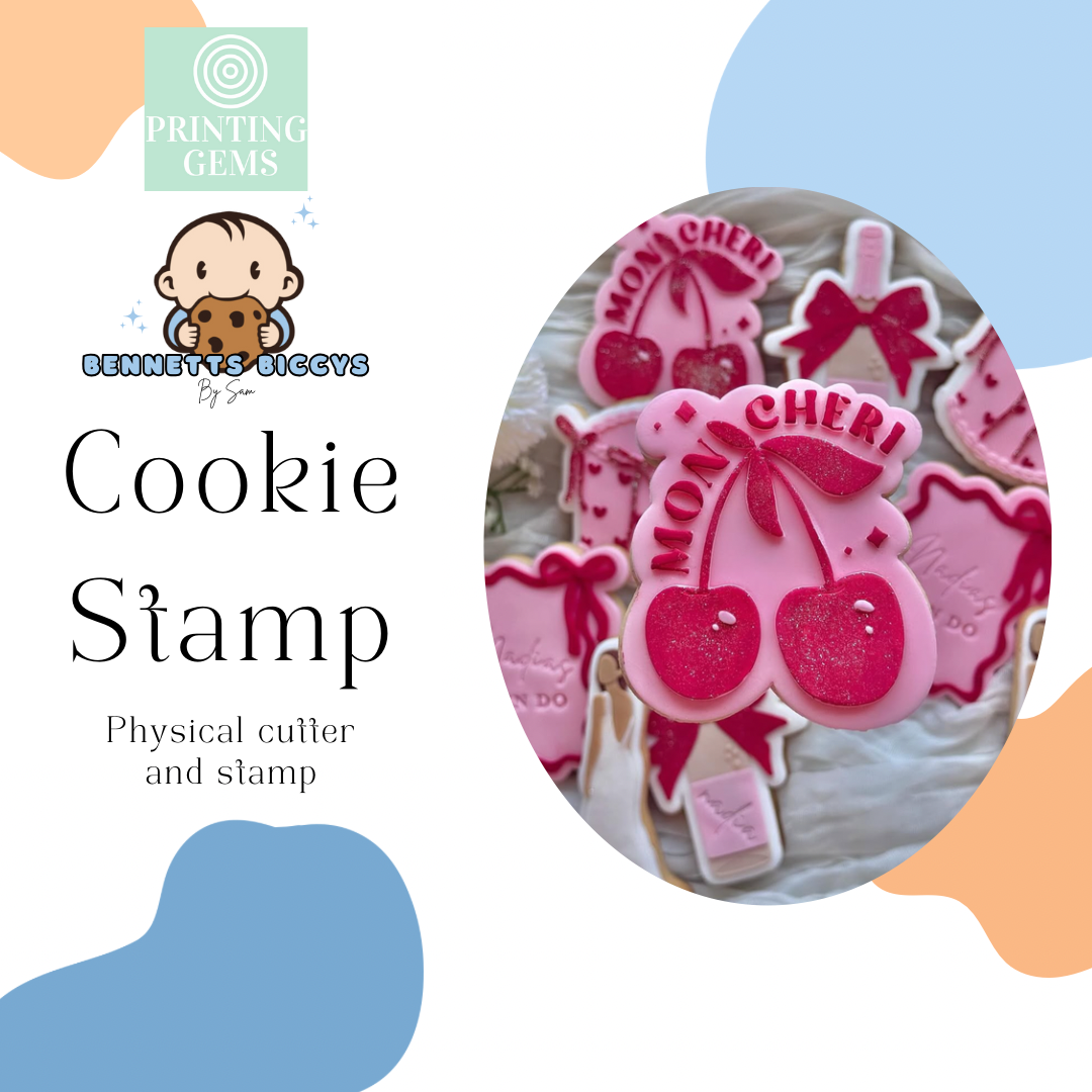 Mon Cheri raised stamp by Bennets Biccys