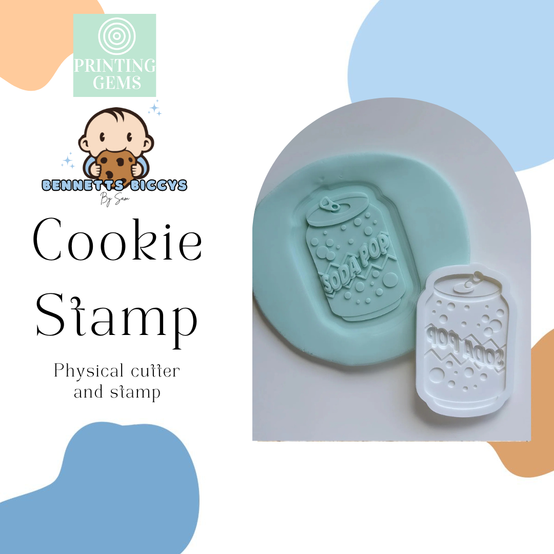 Soda Pop raised stamp by Bennets Biccys