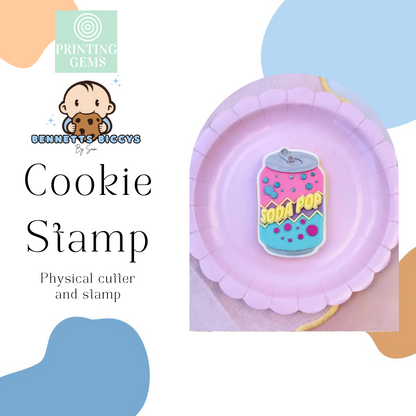 Soda Pop raised stamp by Bennets Biccys