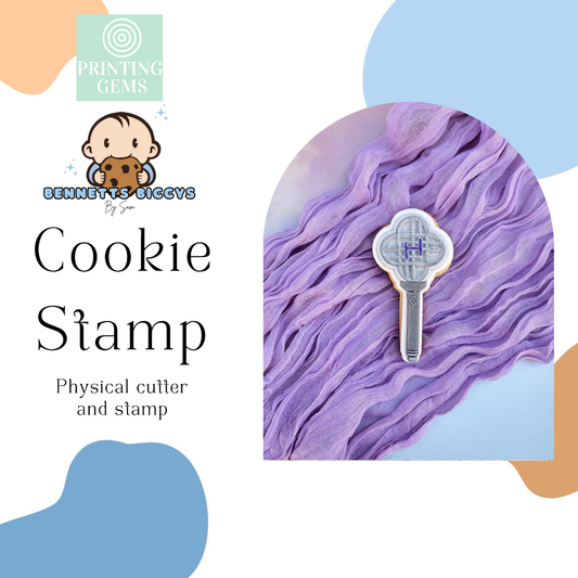 Girl Band Wand raised stamp by Bennets Biccys