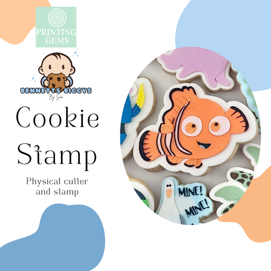 Lost fish raised stamp by Bennets Biccys
