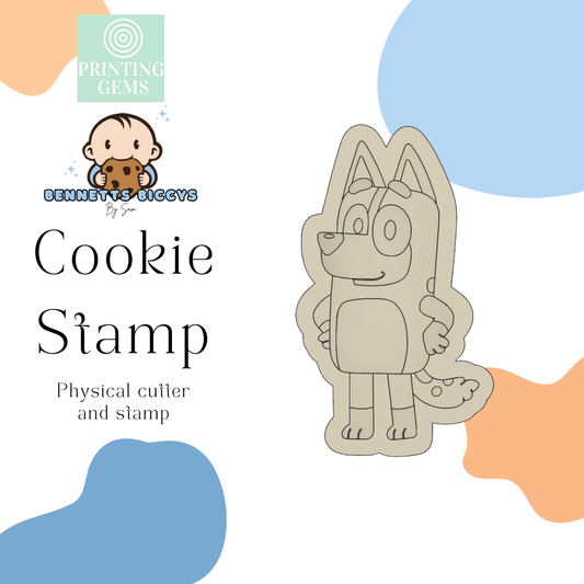 Dog mum raised stamp by Bennets Biccys