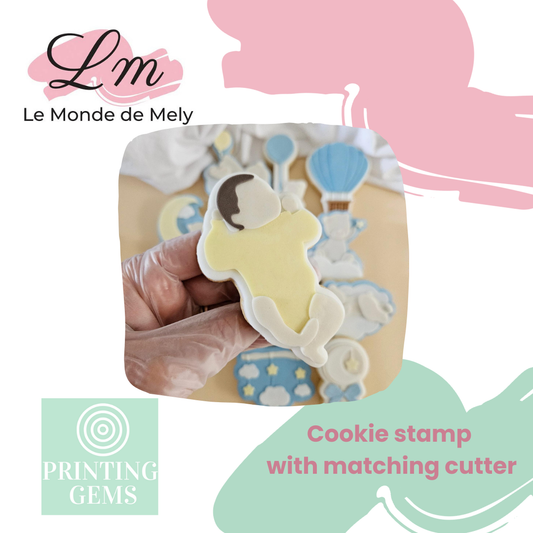 Cloud baby raised stamp by Le Monde De Mely