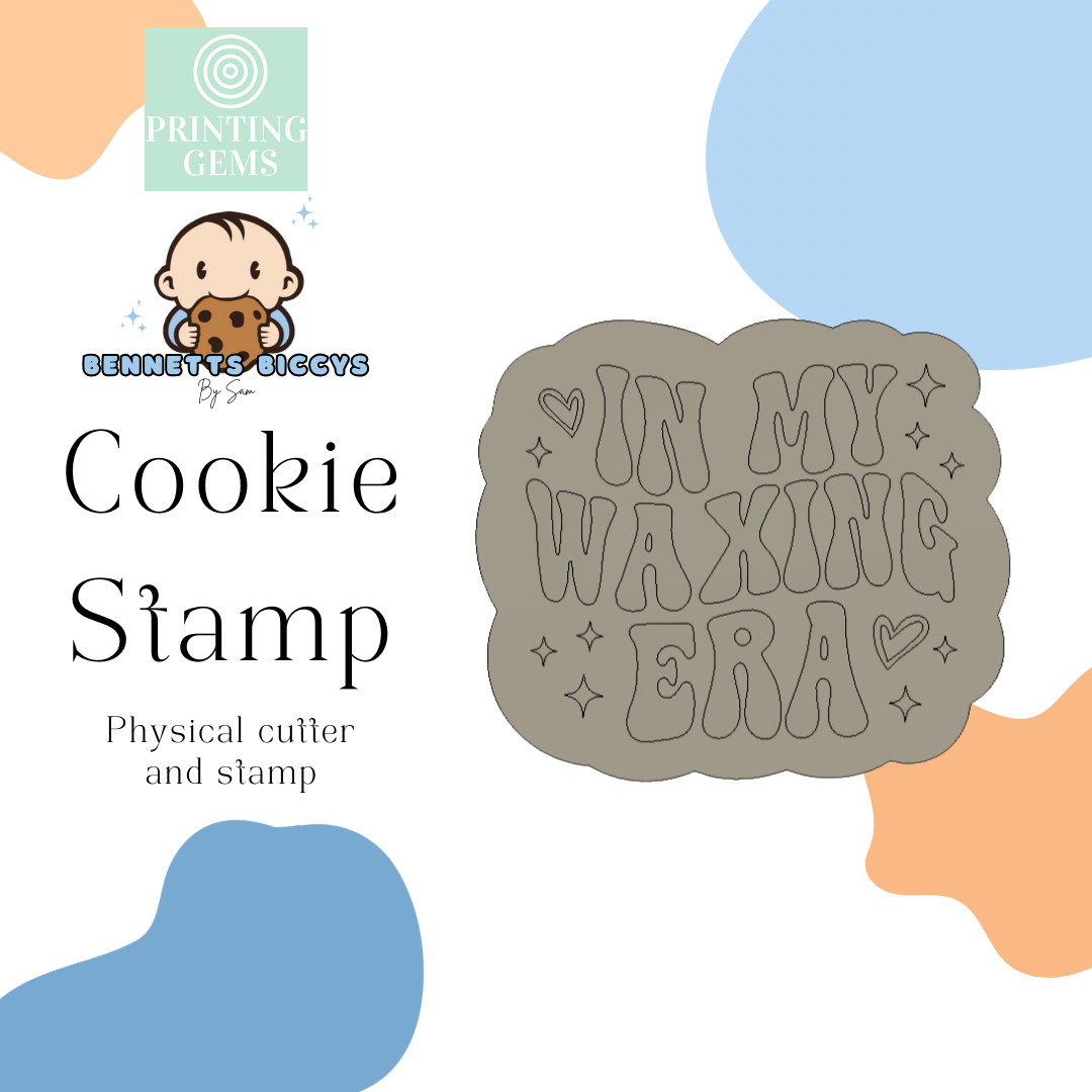 In my waxing ear raised stamp by Bennets Biccys