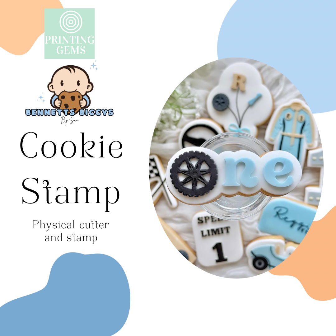 Racing One raised stamp by Bennets Biccys