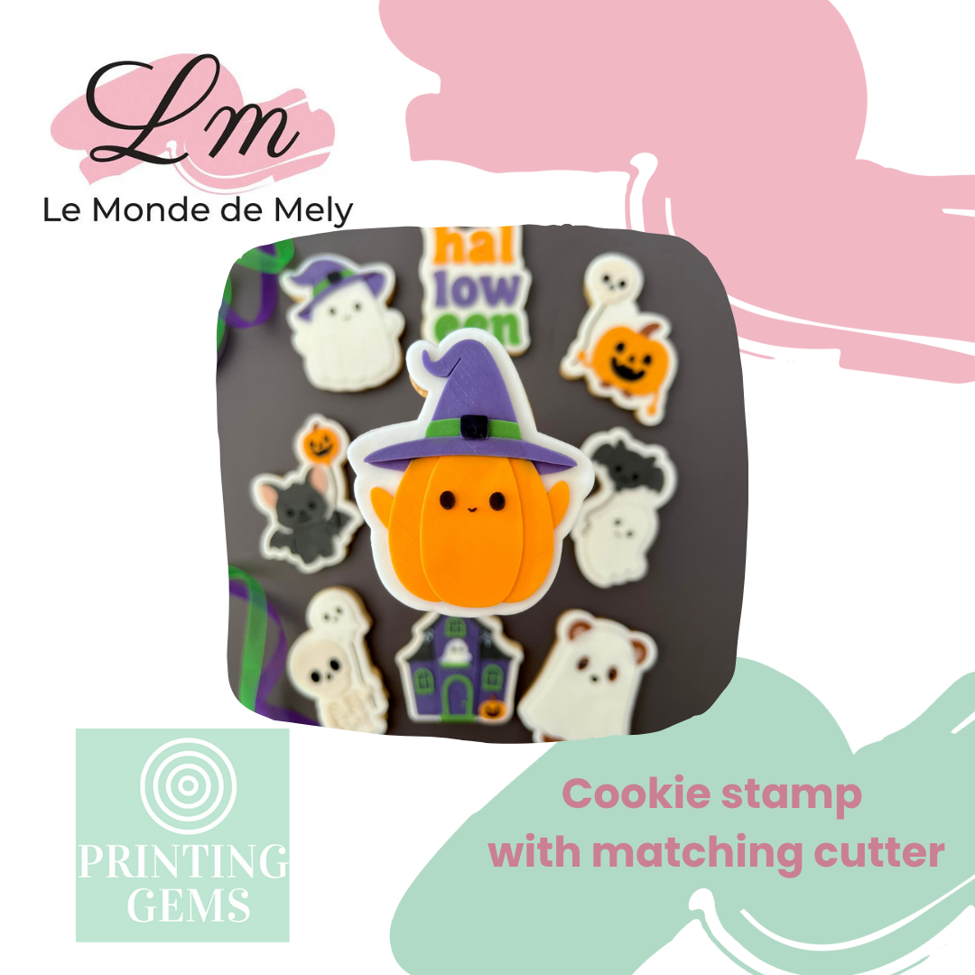 Halloween Classic Set raised stamp by Le Monde De Mely