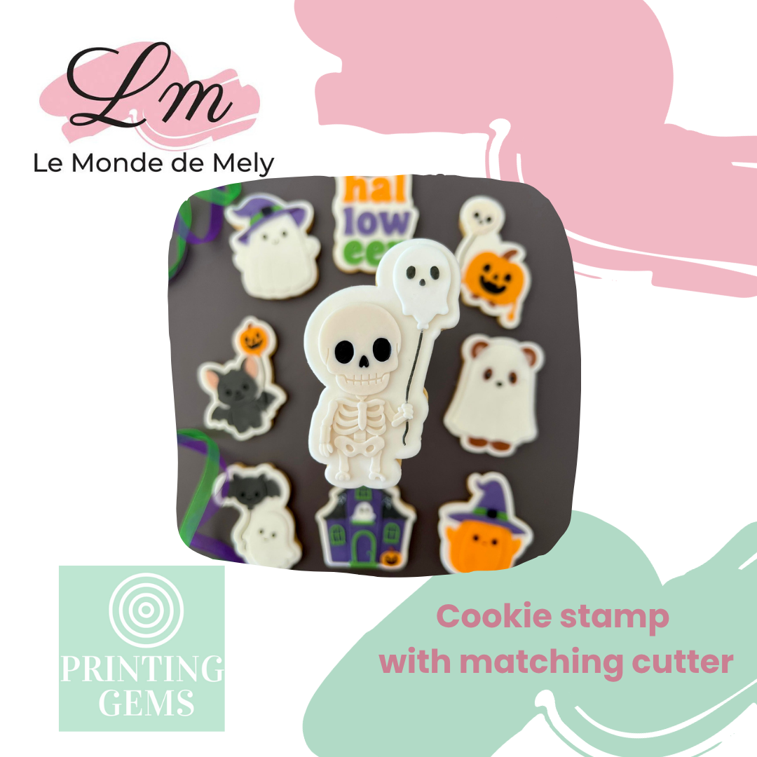 Halloween Classic Set raised stamp by Le Monde De Mely