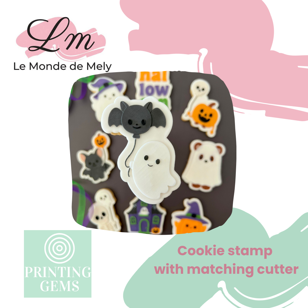 Halloween Classic Set raised stamp by Le Monde De Mely
