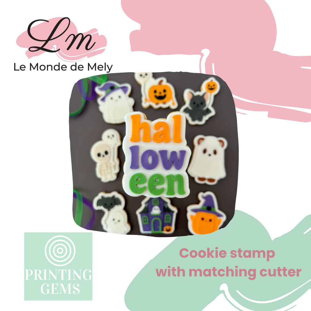 Halloween Classic Set raised stamp by Le Monde De Mely