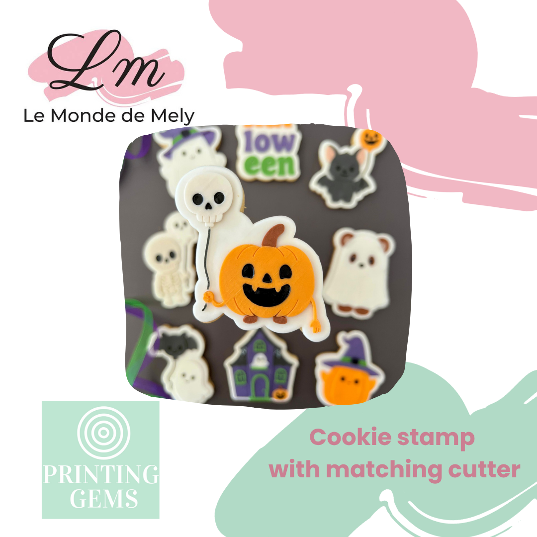 Halloween Classic Set raised stamp by Le Monde De Mely