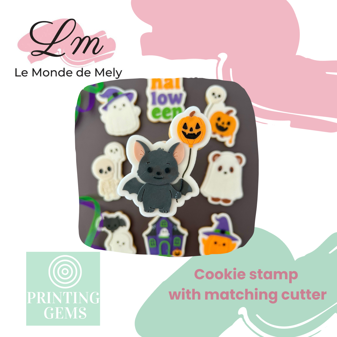 Halloween Classic Set raised stamp by Le Monde De Mely