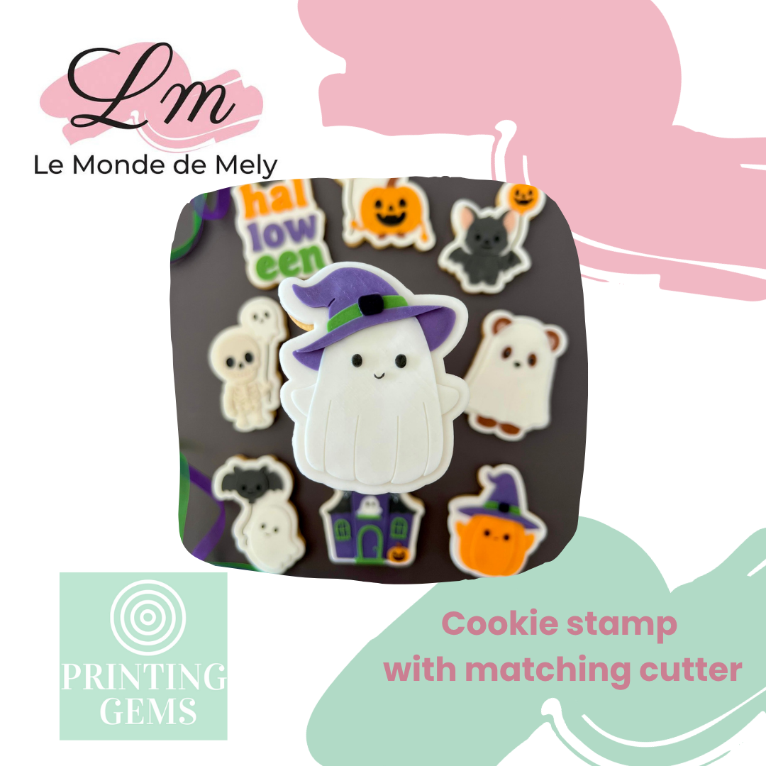 Halloween Classic Set raised stamp by Le Monde De Mely