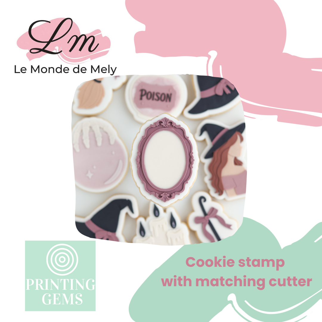 Halloween Witch Set raised stamp by Le Monde De Mely