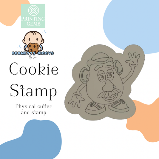 Potato Man raised stamp by Bennets Biccys