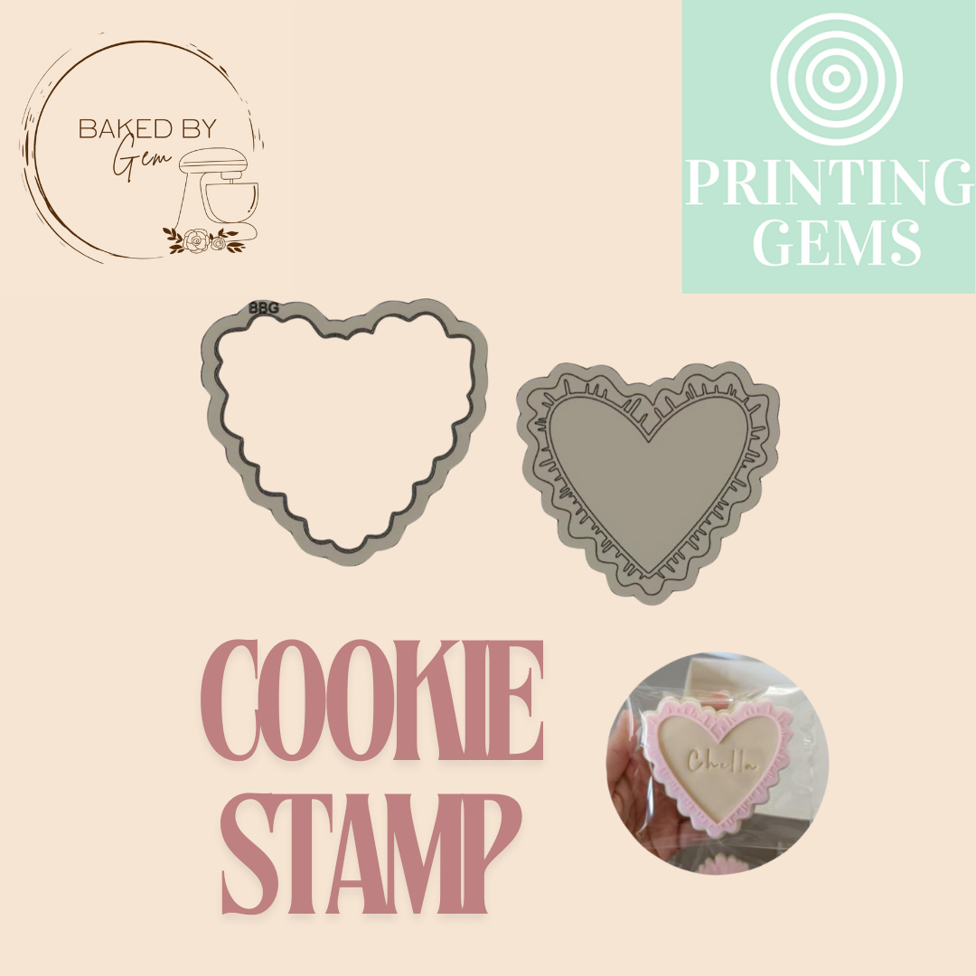 Heart Frame by Baked By Gem