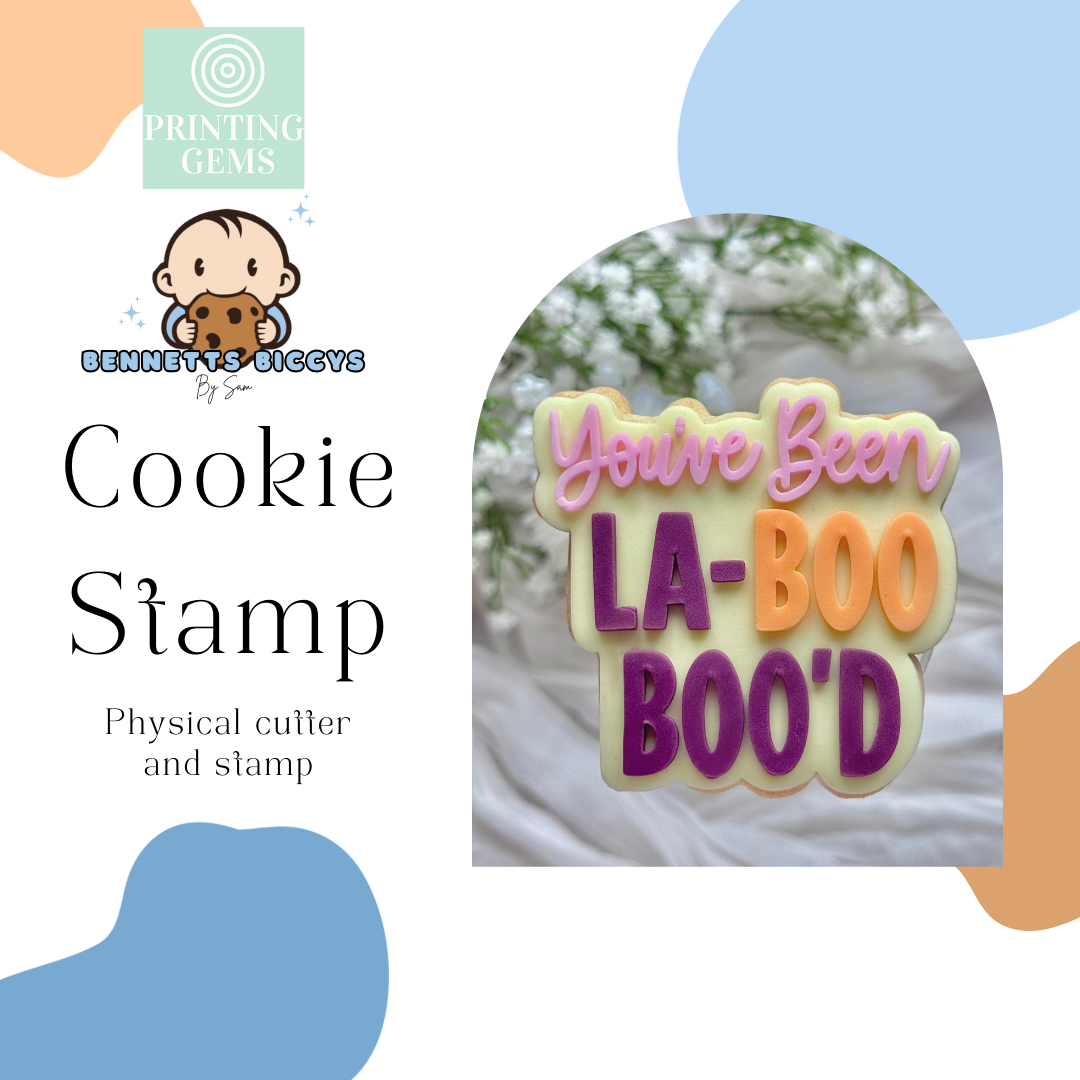 boo boo halloween raised stamp by Bennets Biccys