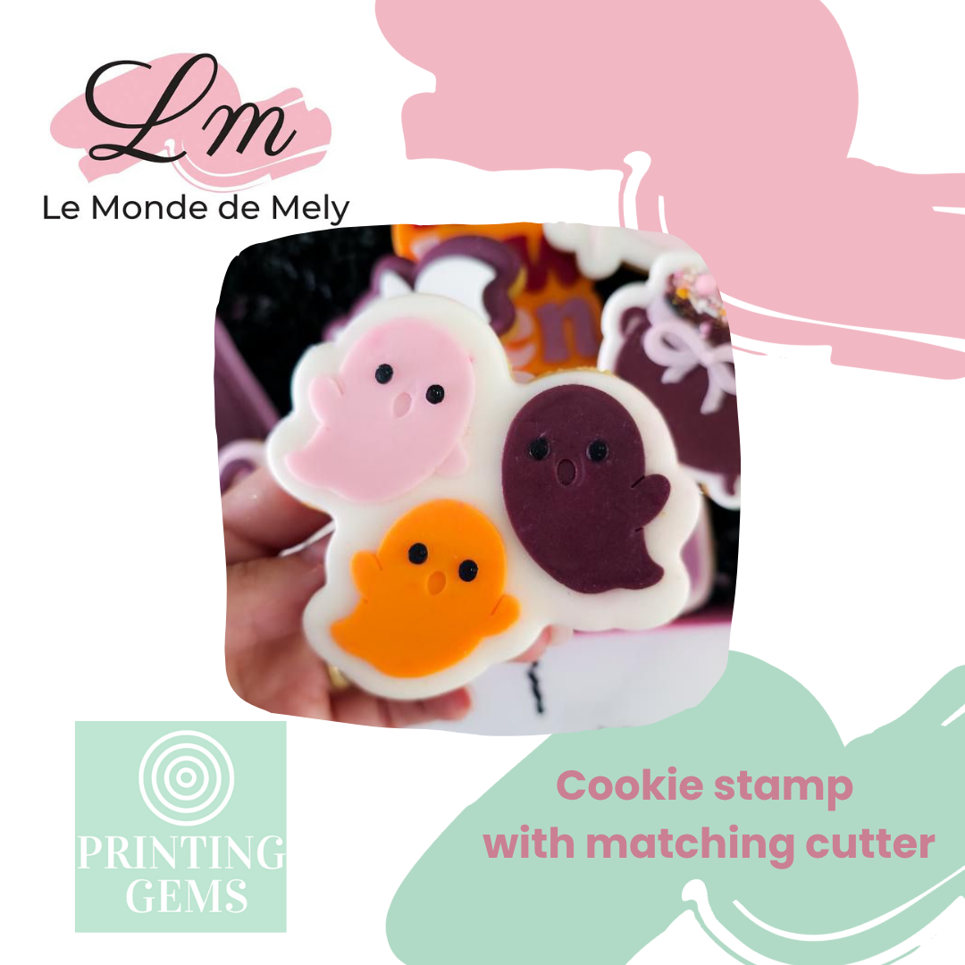 Cute Halloween Set raised stamp by Le Monde De Mely