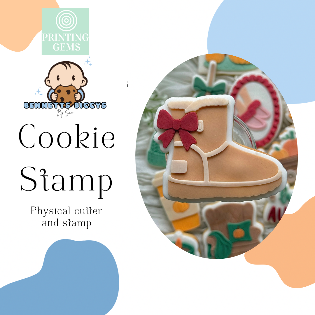 Wool lined slipper raised stamp by Bennets Biccys