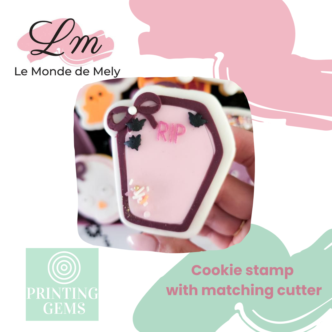 Cute Halloween Set raised stamp by Le Monde De Mely