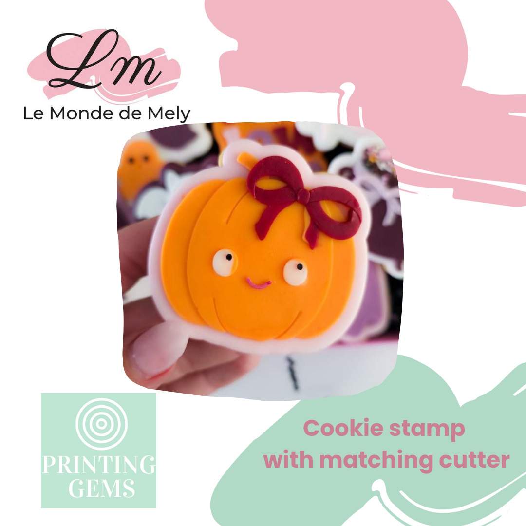 Cute Halloween Set raised stamp by Le Monde De Mely