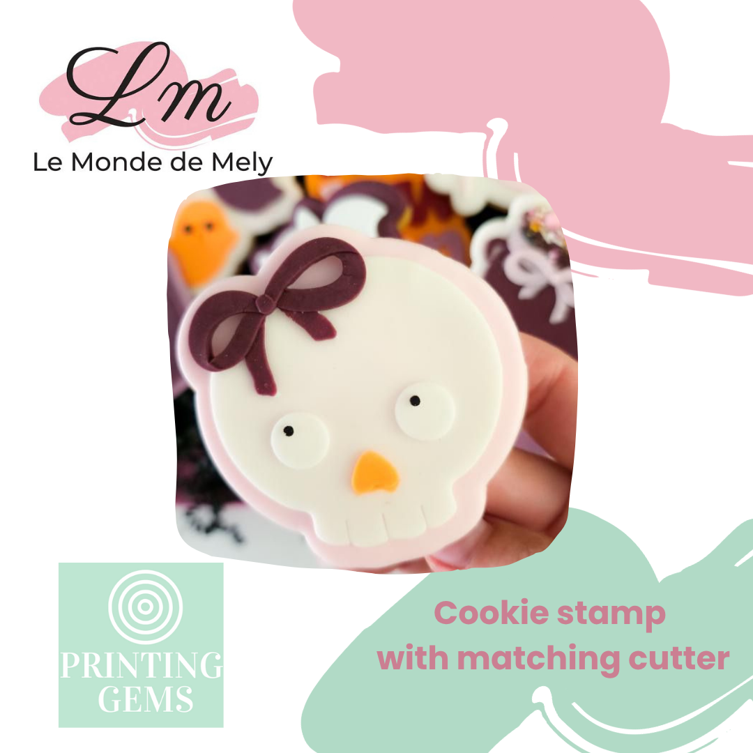Cute Halloween Set raised stamp by Le Monde De Mely