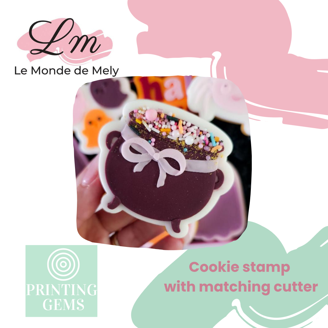 Cute Halloween Set raised stamp by Le Monde De Mely