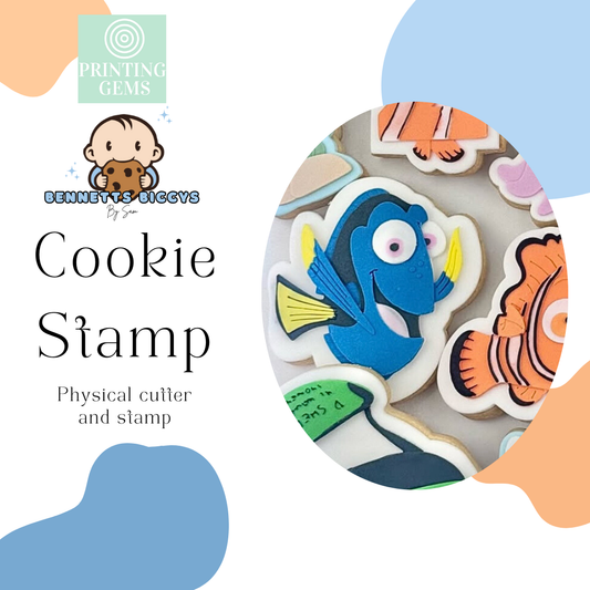 Lost fish bad memory raised stamp by Bennets Biccys