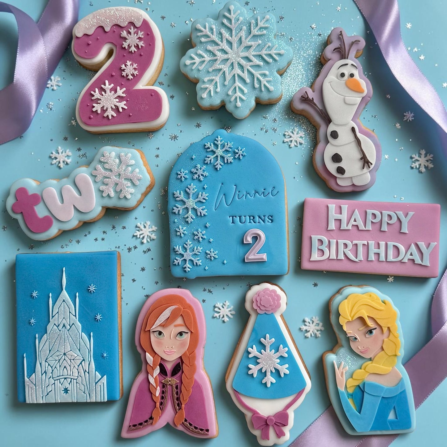 Ice Birthday raised stamp by Bennets Biccys