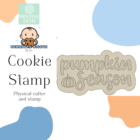 Pumpkin season raised stamp by Bennets Biccys