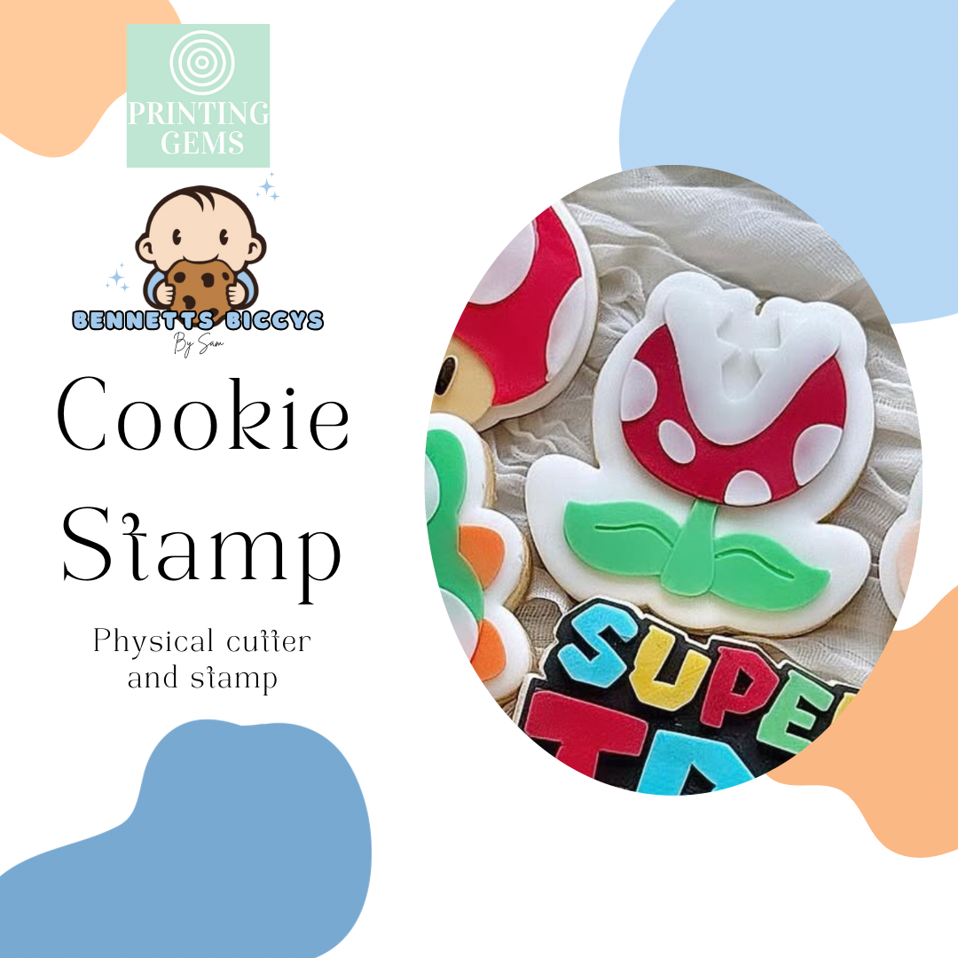 Italian plumber plant raised stamp by Bennets Biccys