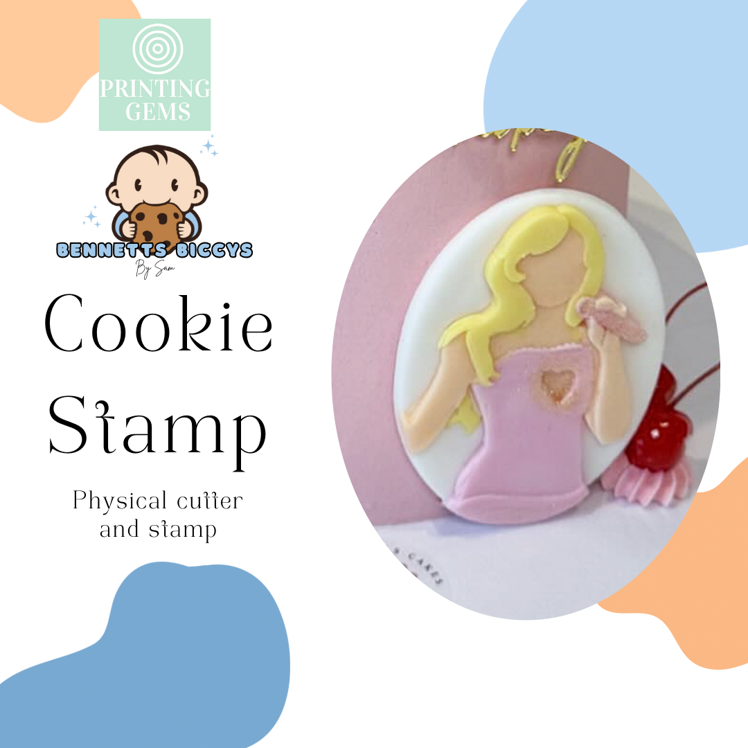 Espresso singer raised stamp by Bennets Biccys