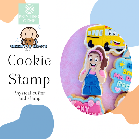 Rachel raised stamp by Bennets Biccys