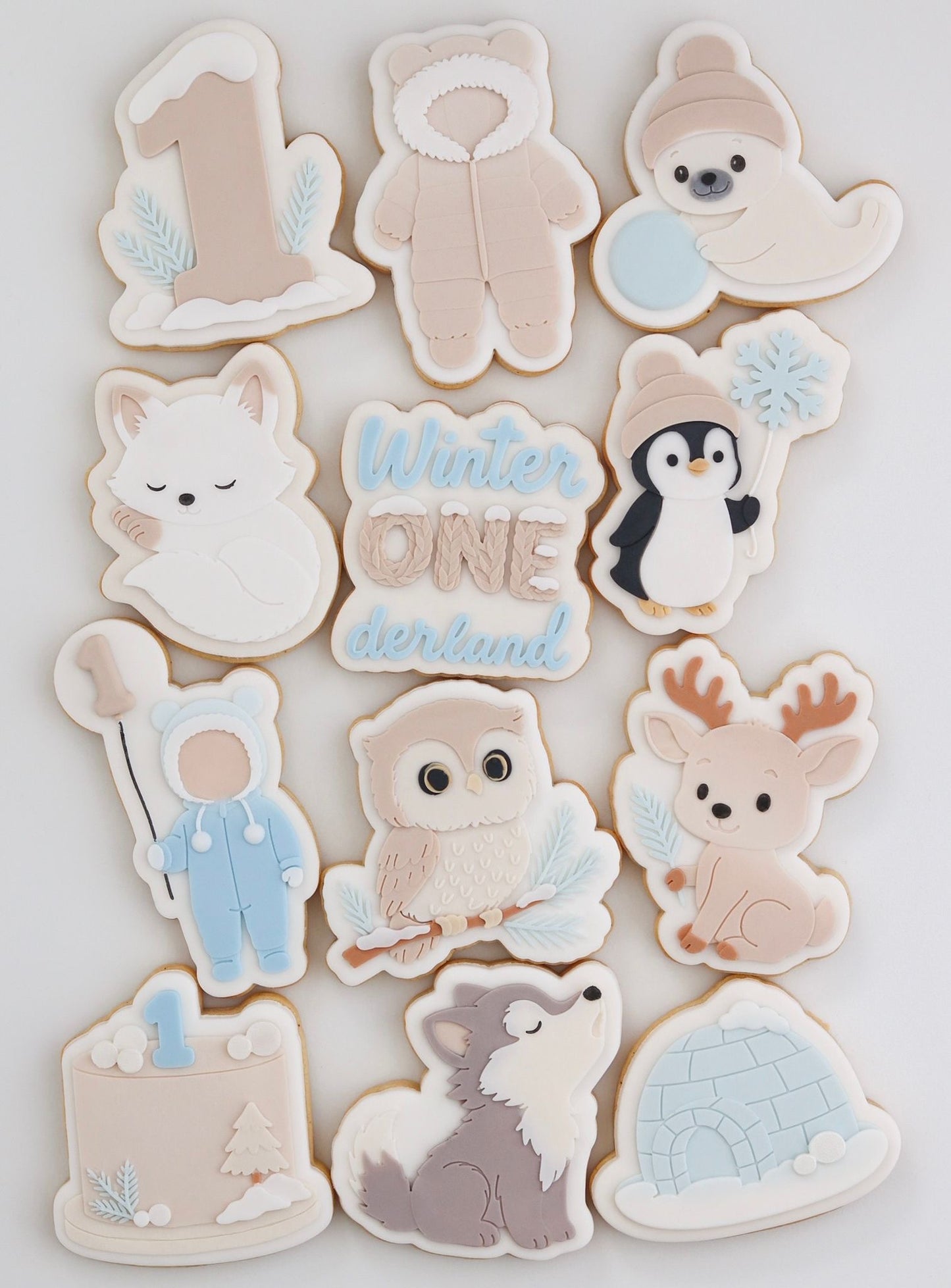 Winter Onederland Set raised stamp by Le Monde De Mely