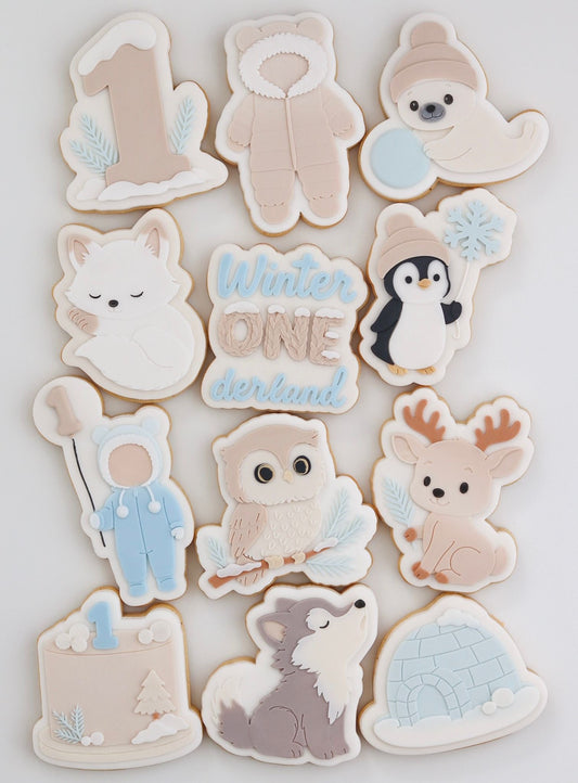 Winter Onederland Set raised stamp by Le Monde De Mely