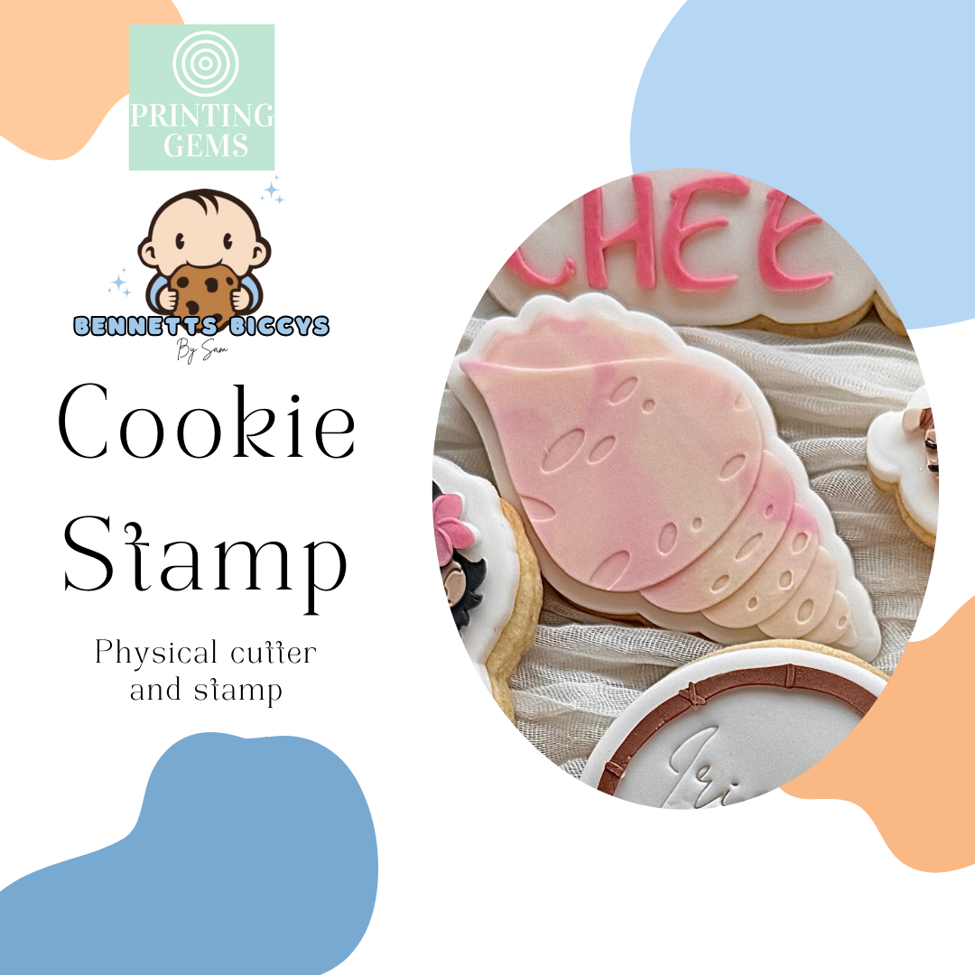 Shell raised stamp by Bennets Biccys