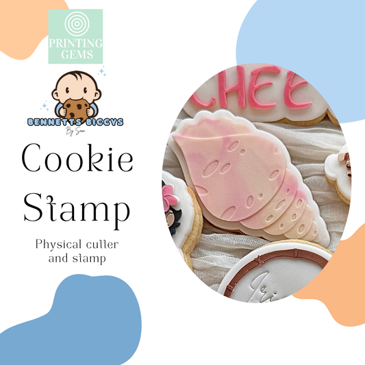 Shell raised stamp by Bennets Biccys