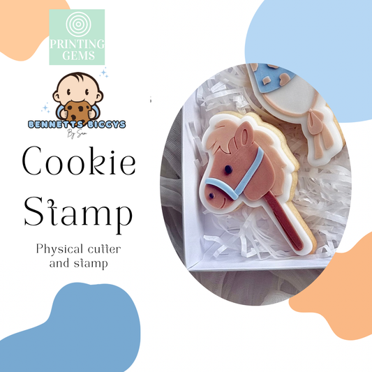 Hobby horse raised stamp by Bennets Biccys