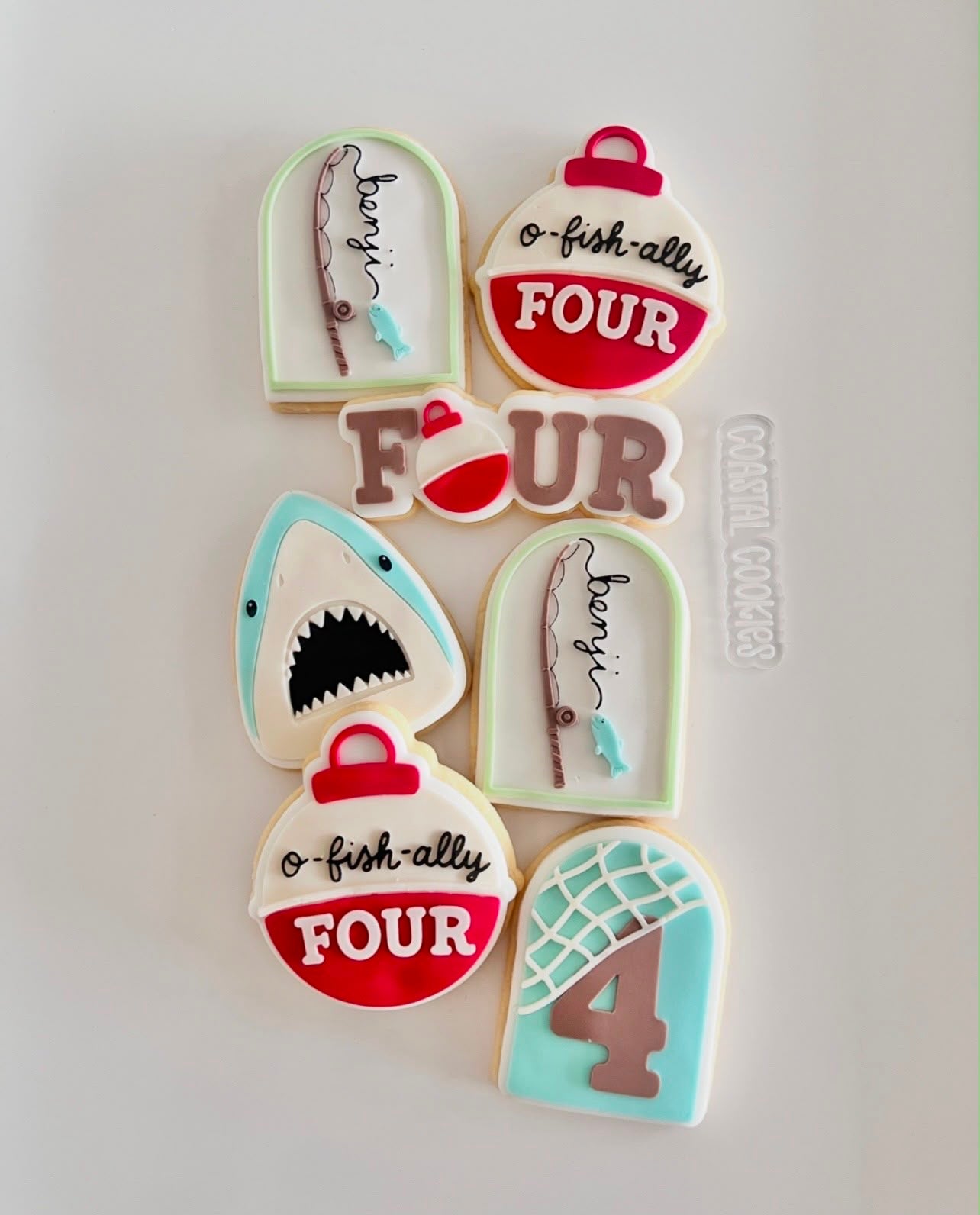 O Fish Ally Four raised stamp by Bennets Biccys