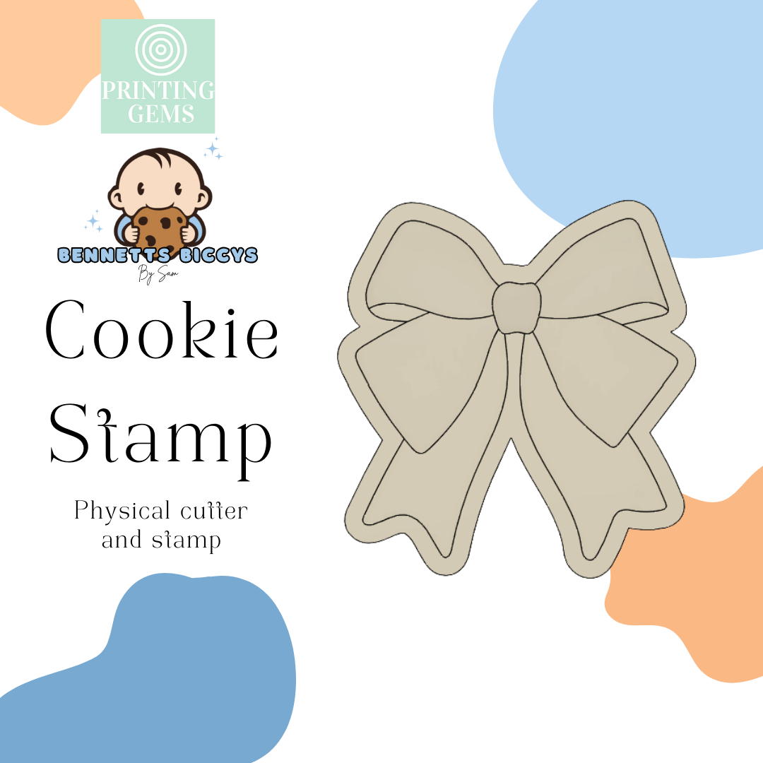 Bow raised stamp by Bennets Biccys