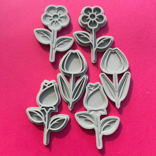 Flower & Stem debosser and embosser