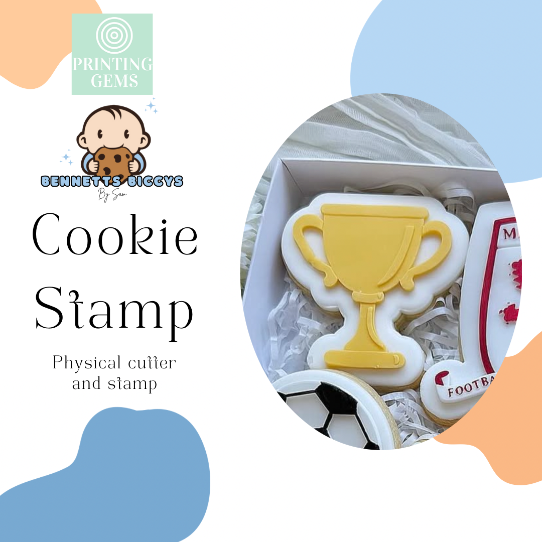 Trophy raised stamp by Bennets Biccys