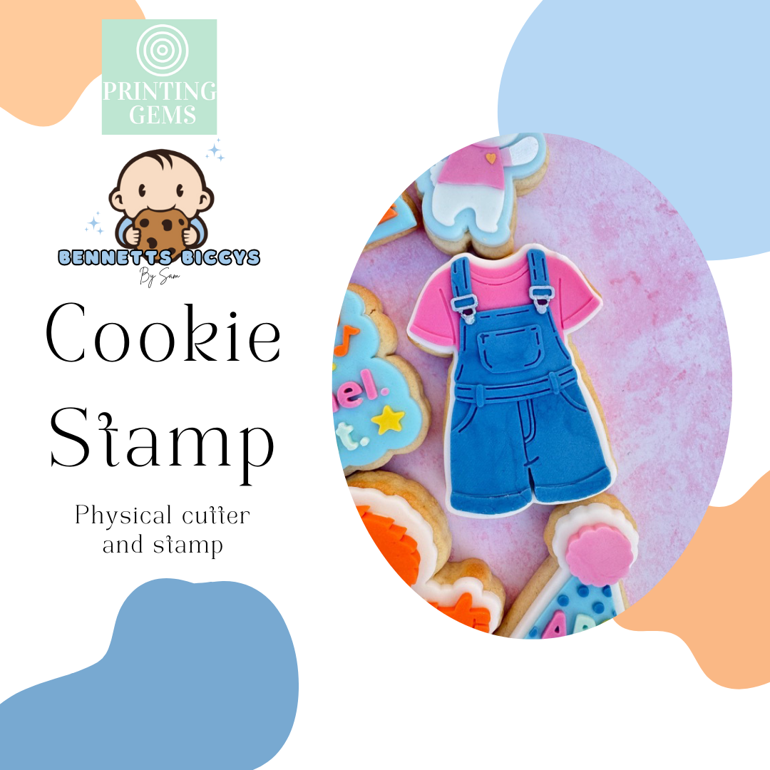 Rachel overall raised stamp by Bennets Biccys