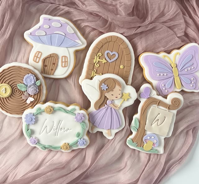 Fairy Set raised stamp by Honey & Goldie