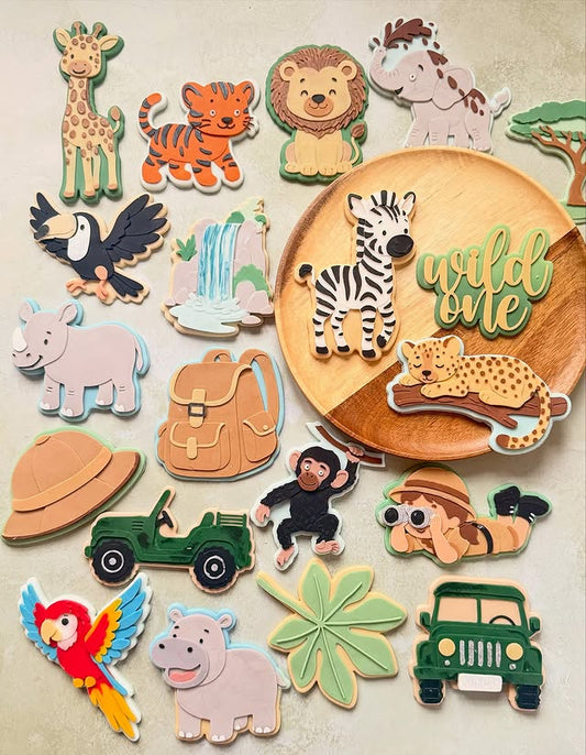 Wild One Safari Set by Little Bird Designs