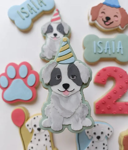 Birthday Puppy Set by Baked By Gem