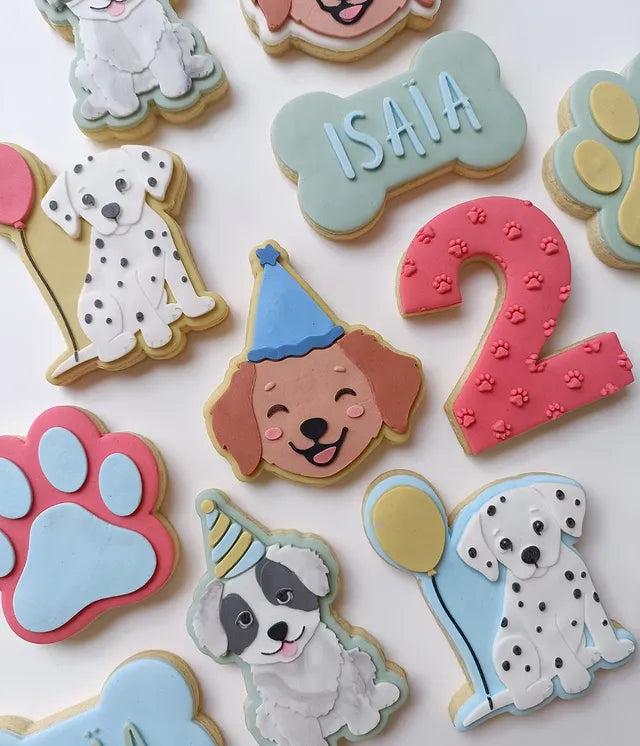 Birthday Puppy Set by Baked By Gem